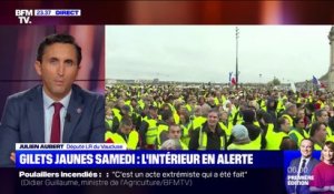 Gilets jaunes: "La crise n'est pas derrière [Emmanuel Macron], elle est devant lui", réagit Julien Aubert, député LR