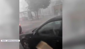 Les images des fortes précipitations qui se sont abattues dans l'Hérault ce mercredi
