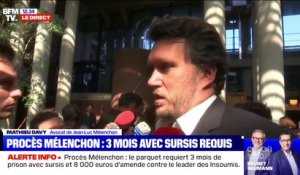L'avocat de Jean-Luc Mélenchon affirme que "les réquisitions restent à combattre"