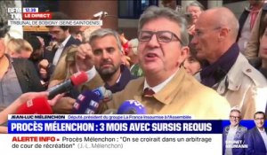Jean-Luc Mélenchon décrit "un procès politique perdu par Nicole Belloubet"