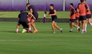 XV de France - Le dernier entraînement de veille de match