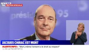 Jacques Chirac, un président avide "de justice sociale", selon Philippe Douste-Blazy, son ancien ministre