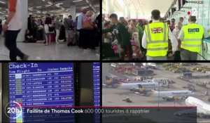 Faillite de Thomas Cook : des milliers de touristes coincés à l'étranger