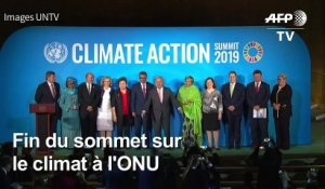 Clôture du Sommet sur l'Action Climatique à l'ONU