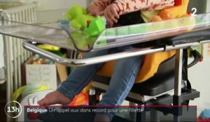 Belgique : un appel aux dons record permet de sauver une fillette