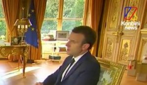 Emmanuel Macron a parlé de sa "relation spéciale" avec Donald Trump