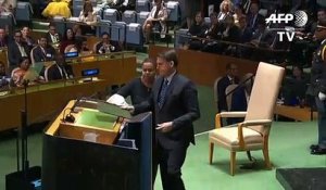 A l'ONU, Jair Bolsonaro défend sa souveraineté sur l'Amazonie