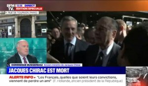 Ancien ministre, Dominique Bussereau affirme que "Jacques Chirac aimait profondément les Français"