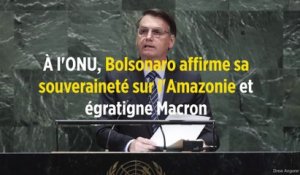 À l'ONU, Bolsonaro affirme sa souveraineté sur l'Amazonie et égratigne Macron