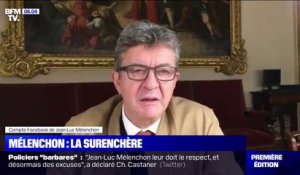 "Des mots volés." Jean-Luc Mélenchon s'explique dans une vidéo après avoir qualifié les policiers de "barbares"