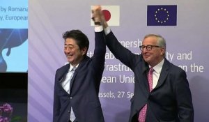 Le Japon et l'UE s'associent en signant un accord connectant l'Asie et l'Europe
