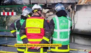 Incendie d'un site Seveso à Rouen : les pompiers mis en danger ?