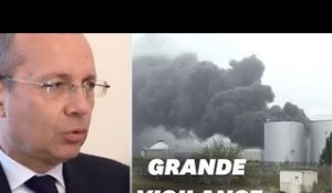 Après l'incendie de l'usine Lubrizol à Rouen, la crainte d'une pollution de la Seine