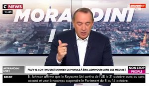 Morandini Live : Eric Zemmour bientôt sur Cnews ? La mise au point de Canal + (vidéo)