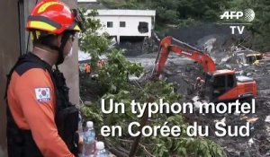 Corée du Sud: les secours à la recherche de survivants d'un glissement de terrain