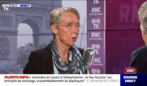 Usine Lubrizol à Rouen: Elisabeth Borne "a remis la pression sur les industriels pour que les sites soient nettoyés plus vite"