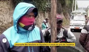 Équateur : violente contestation contre la hausse des prix des carburants