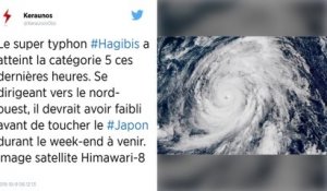 Le typhon géant Hagibis menace le Japon ce week-end