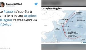 Le Japon s'apprête à subir le puissant typhon Hagibis ce week-end