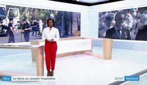 Attentat de Nice : le "héros au scooter" secouru par le Raid et hospitalisé