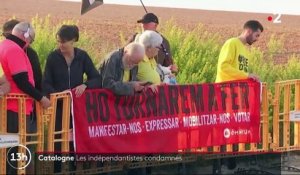 Catalogne : des manifestations organisées après la condamnation d'indépendantistes
