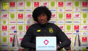 Samuel Moutoussamy avant FC Metz - FC Nantes