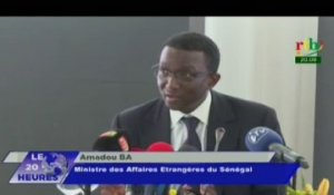 RTB/Conférence de presse du Ministre des affaires étrangère sénégalais sur la 6 ème Forum de Dakar sur la paix et la sécurité en Afrique