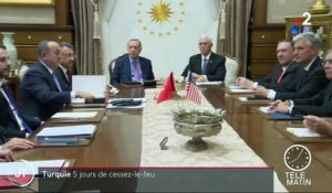 Syrie : la Turquie a accepté de stopper l'offensive militaire