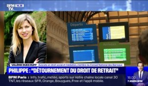 SNCF: détournement du droit de retrait selon Edouard Philippe - 19/10