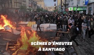 Au Chili, Santiago en proie aux pillages et aux violences