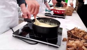Toquicimes à Megève : concours de fondue