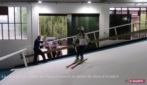 Le plus grand tapis d'Europe de ski indoor a ouvert à Passy