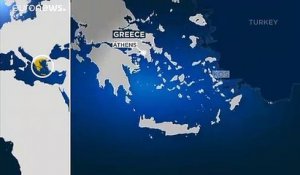 Grèce : collision entre un navire des garde-côtes et un bateau de migrants