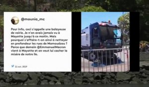 "On veut cacher la misère" : à Mayotte, une habitante dénonce le grand nettoyage pour la venue de Macron