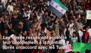 Des Syriens déplacés de Manbij réclament la reprise de l'offensive turque