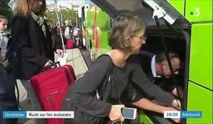 Occitanie : les voyageurs à l'assaut des bus et voitures