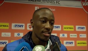 Après Valenciennes - HAC (0-0), réaction de Fernand Mayembo