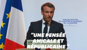 L’hommage de Macron après l’attaque de la mosquée de Bayonne