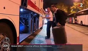 Grève SNCF : les autocars font de bonnes affaires