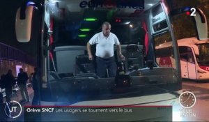 Grève SNCF : les usagers se tournent vers le bus