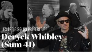 Les trois solos de guitare préférés de Deryck Whibley, chanteur de Sum 41