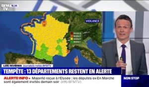 Tempête Ciara: 13 départements restent en alerte