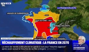 Voici à quoi la France pourrait ressembler en 2070 si rien n'est fait contre le réchauffement climatique