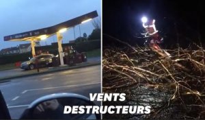 Les images des dégâts de la tempête Ciara en France