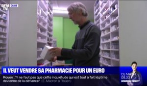 Face à l'absence de repreneurs, ce pharmacien veut vendre son commerce pour un euro