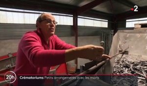 Crématoriums - Le 20h de France 2 a enquêté sur le business de la récupération de métaux : Couronnes dentaires, prothèses d'articulation, bijoux...