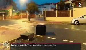Tempête Amélie : dégâts importants sur la façade atlantique