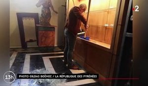 Pyrénées-Atlantiques : une cathédrale pillée et vandalisée