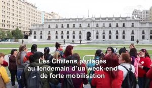 Des Chiliens réagissent à la situation tendue dans leur pays