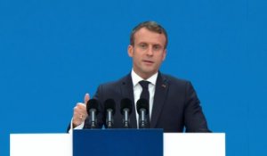 À Shanghaï, Emmanuel Macron rappelle l'importance de "confirmer de nouveaux engagements" climatiques pour 2030 et 2050